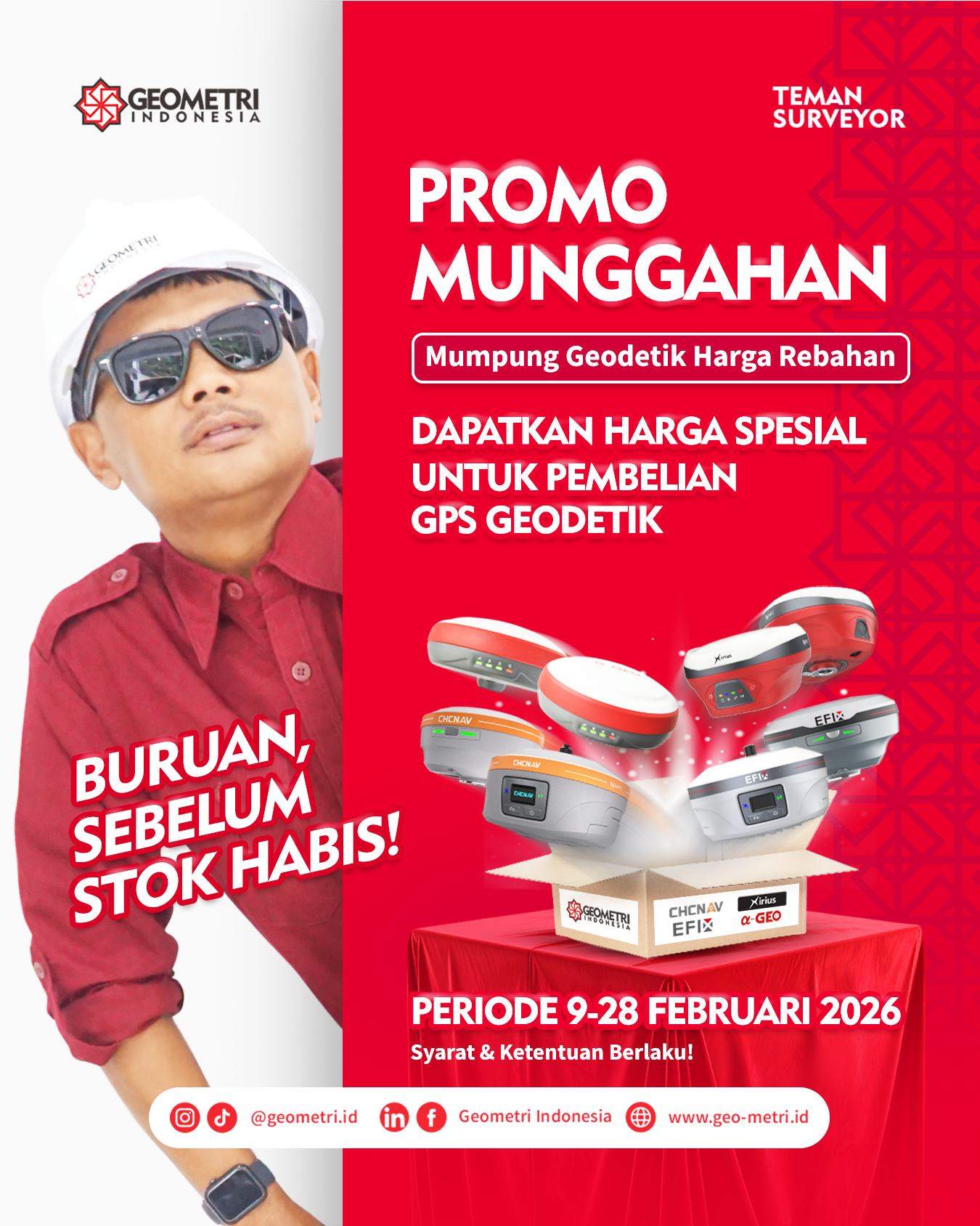 Promo Munggahan GPS Geodetik: Harga Rebahan, Kualitas Tetap Andal!