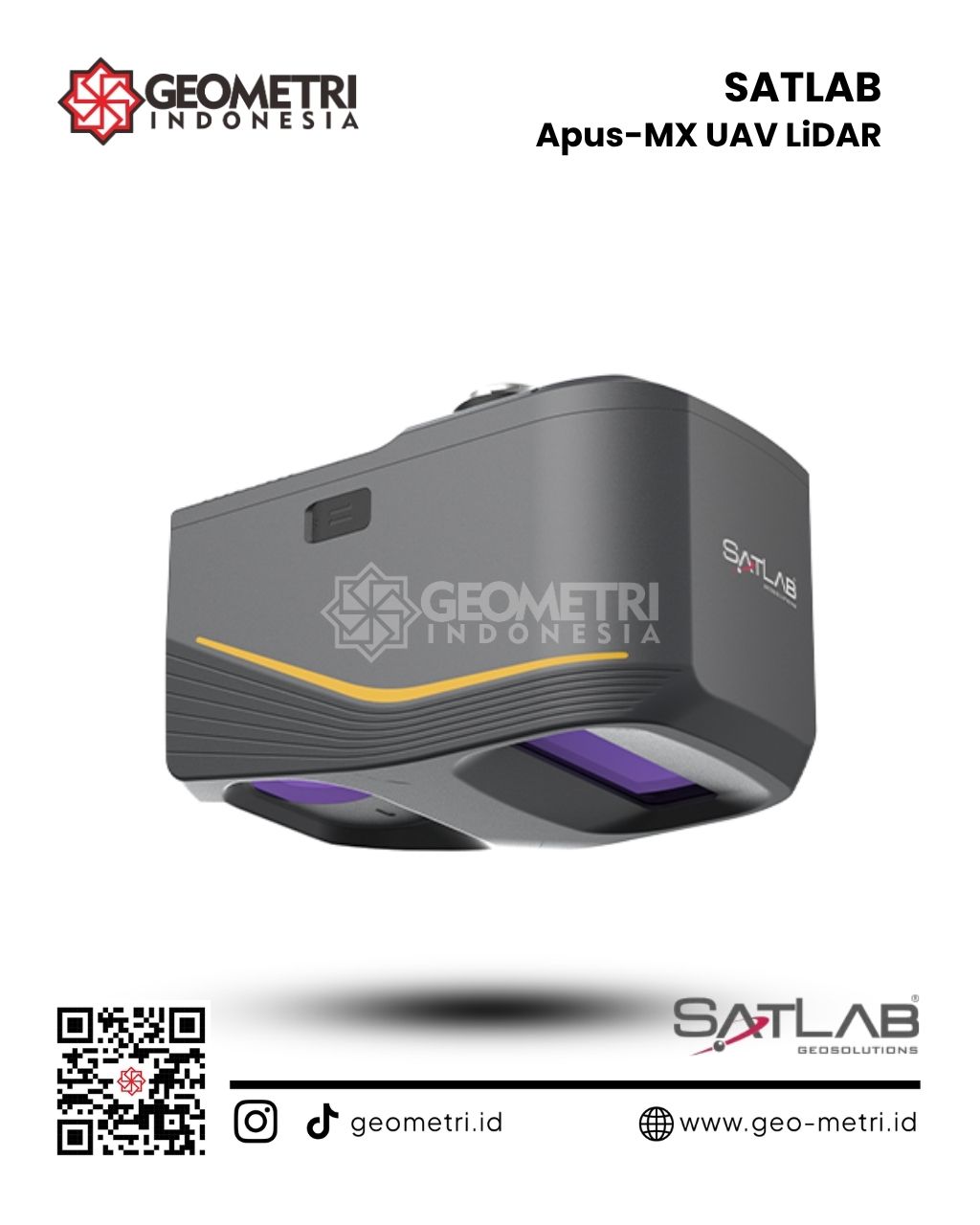 SatLab Apus-MX UAV LiDAR